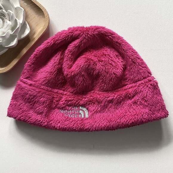 The North Face Pink Fleece Hat - Picture 1 of 5